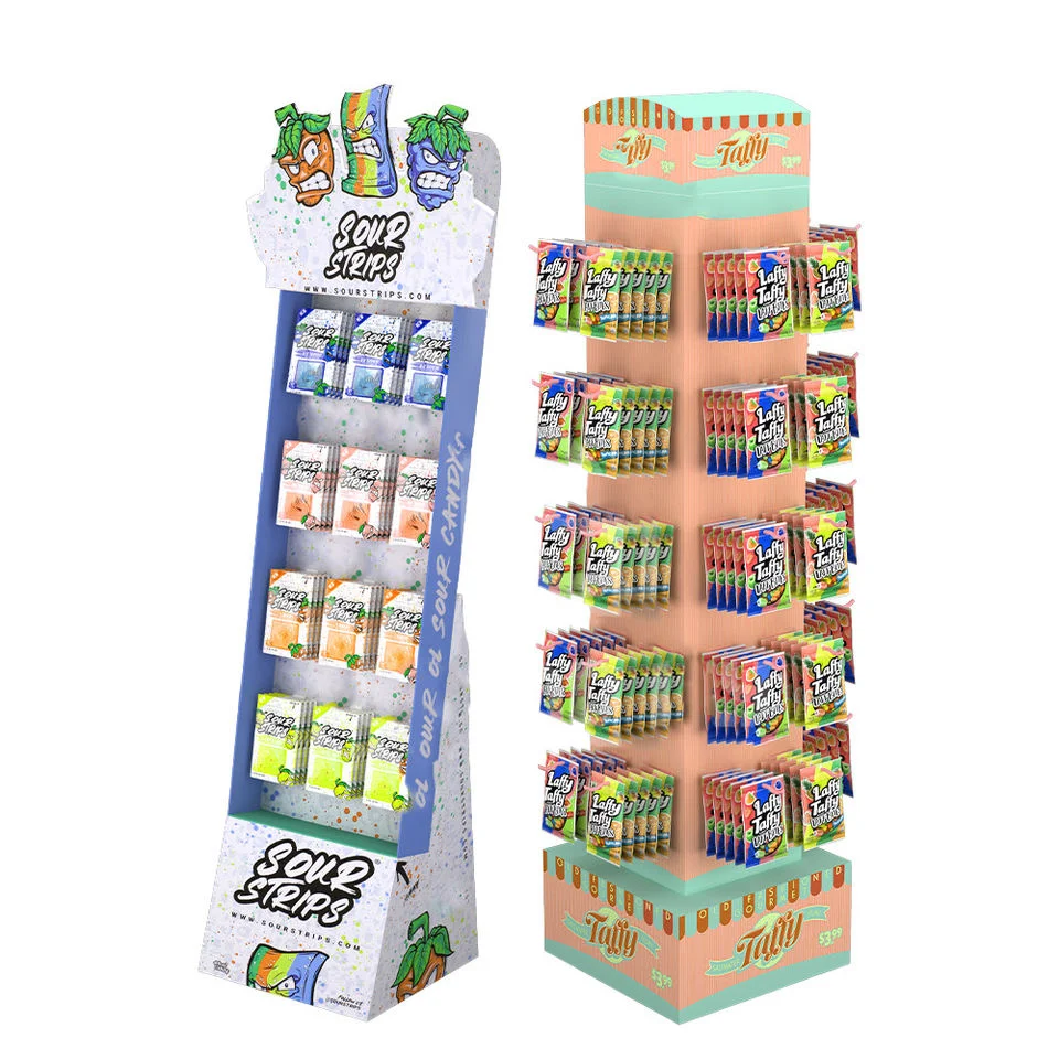cardboard floor display stand - view 5