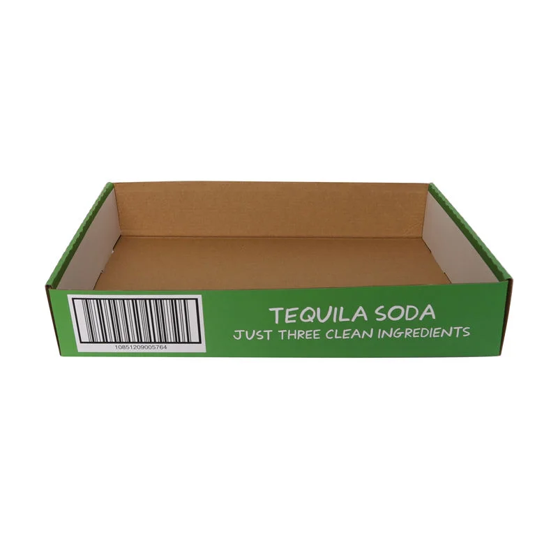 Deep Tray Box - grey chipboard gift box
