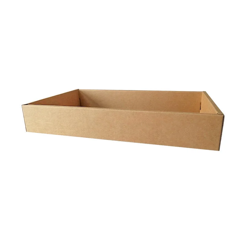 Foldable Tray - grey chipboard gift box
