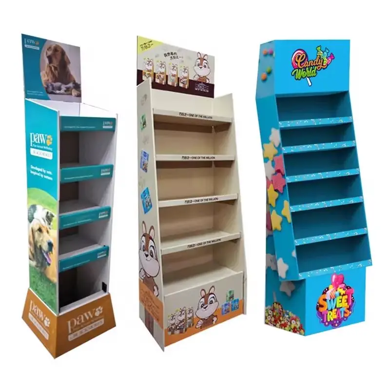 cardboard tiered display stand - view 6