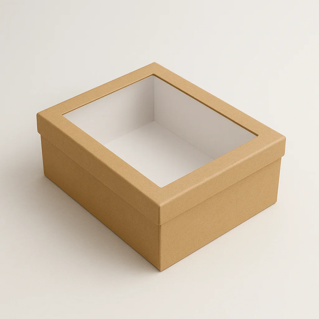 cardboard window two-piece box - view 3